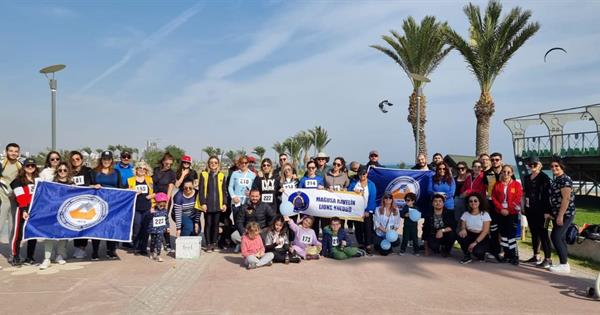 14 November World Diabetes Day A “Fast Walk Contest” was held at the İskele Makenzi Beach Walk
