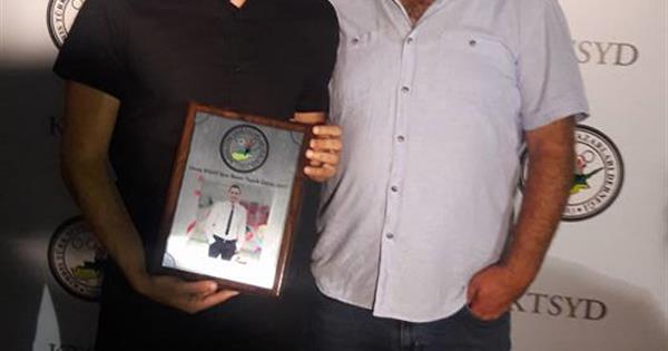 Süleyman Rebge has been Awarded KTSYD Omaç Başat Sport Press