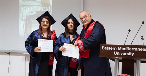 Faculty of Health Sciences organized oath ceremony for the graduates of the 2018-2019 Academic Year Fall Semester
