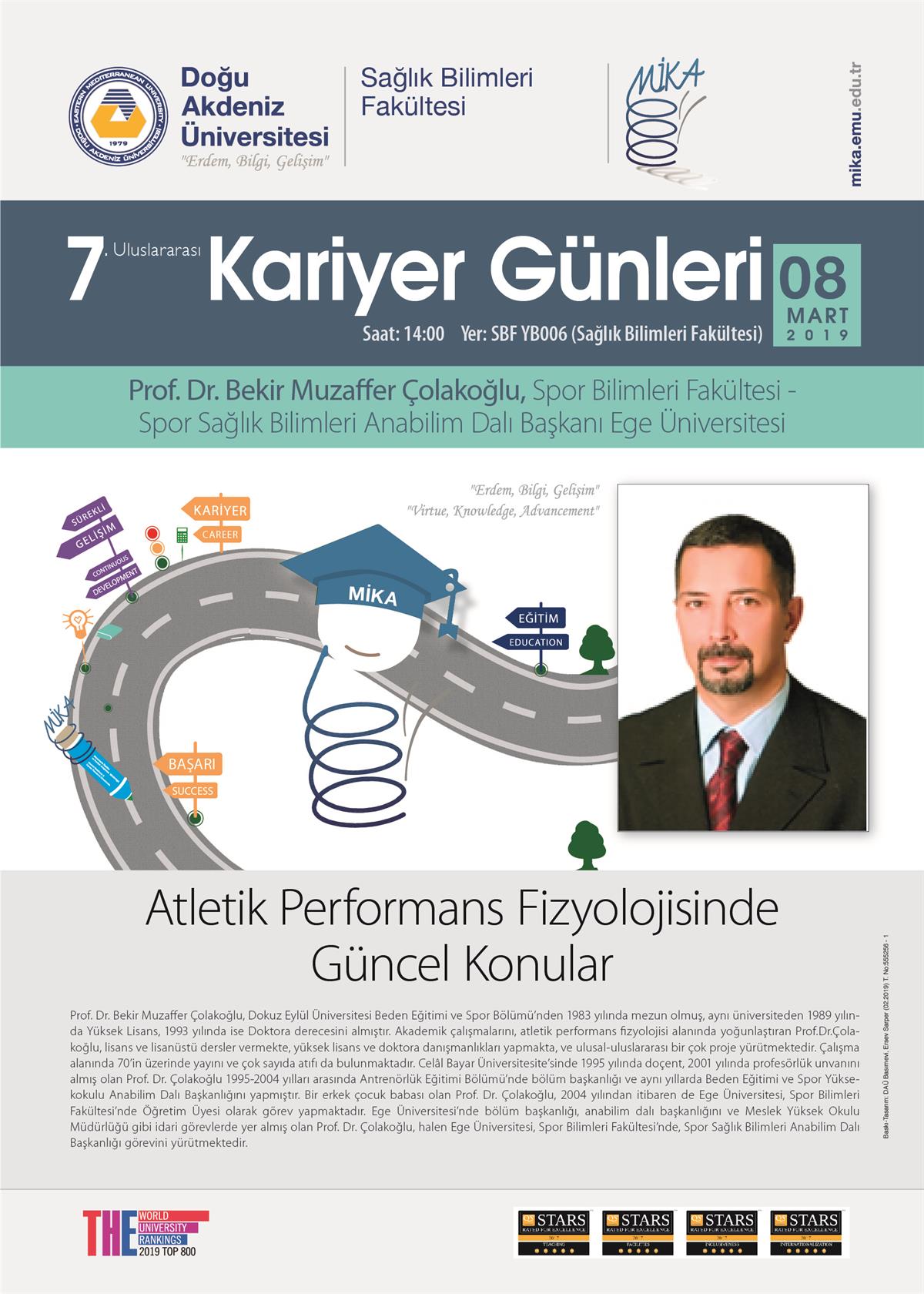 Prof. Dr. Bekir Muzaffer Çolakoğlu