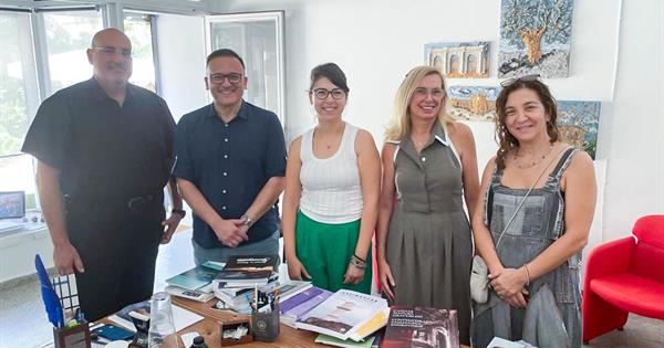 EMU Press Executive Board Donates a Selection of EMU Publications to Municipality of Famagusta Sonay Adem Library and Famagusta City Museum Association
